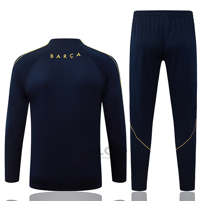 Tuta da Track di Felpa FC Barcellona Bambino 2026-2027 Blu Rosso